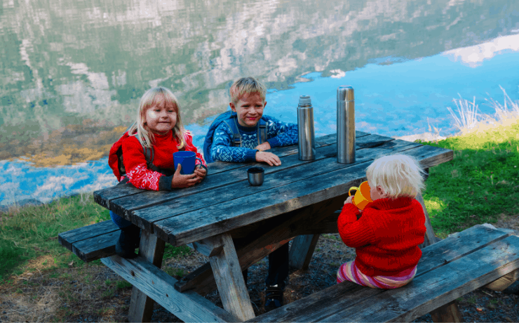 Hiking picnic